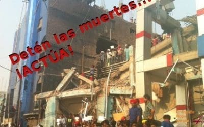 ACCIÓN MUNDIAL: Firma para presionar a las marcas por la seguridad de las trabajadoras de Bangladesh.