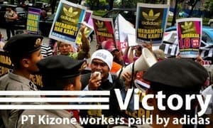 ¡GANAMOS!, Adidas paga lo que debe en Indonesia