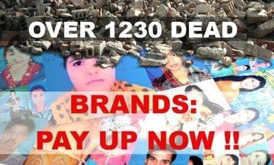 Información: respuestas de las marcas deTazreen y Rana Plaza sobre las compensaciones