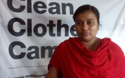 Víctima de Rana Plaza y sindicalista de NGWF visitan Europa para reclamar justicia
