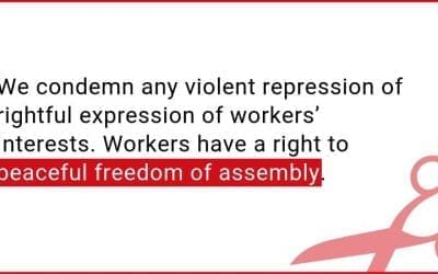 Violenta represión de las manifestaciones salariales en Bangladesh