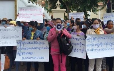 Exigimos a NIKE que pague lo que debe a sus trabajadoras de Camboya